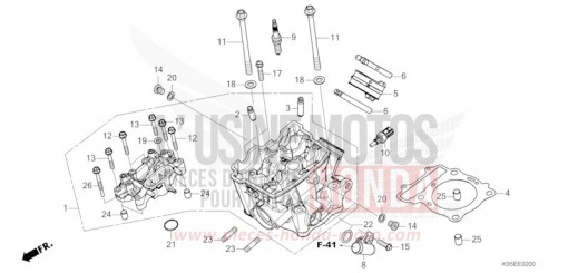 CYLINDER HEAD CRF250RR de 2024